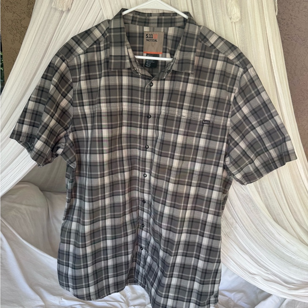 5.11 Tactical Men's Short Sleeve Snap Button Shirt